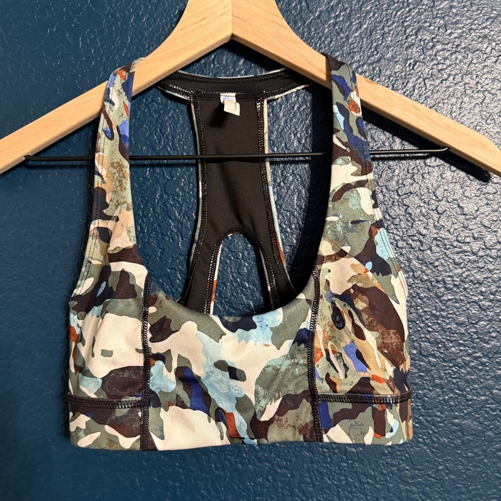 Free People Movement Camouflage Sports Bra